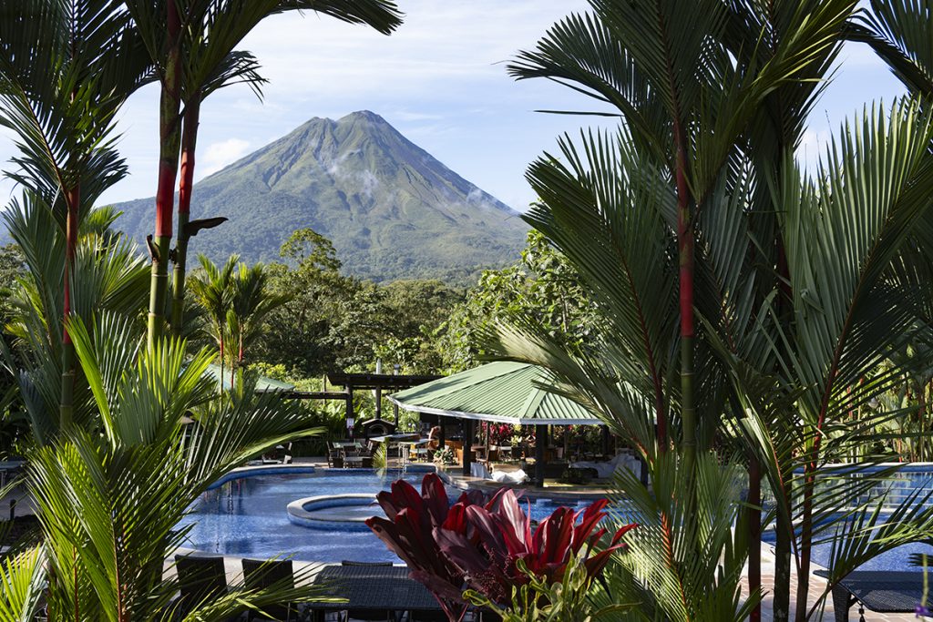 Blick auf den Vulkan Arenal