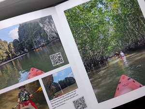 Fotobuch mit QR-Codes